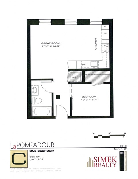 La Pompadour floorplan